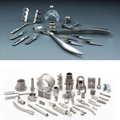 Metal Injection Molding (MIM) surgical instruments